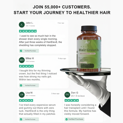 Advance Hair Growth 100% Guaranteed - HairElev8